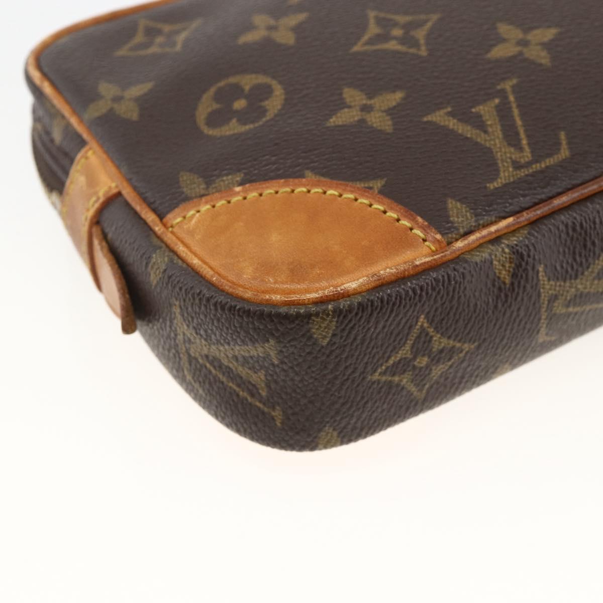 LOUIS VUITTON Monogram Marly Dragonne PM Clutch Bag M51827 LV Auth BA11848