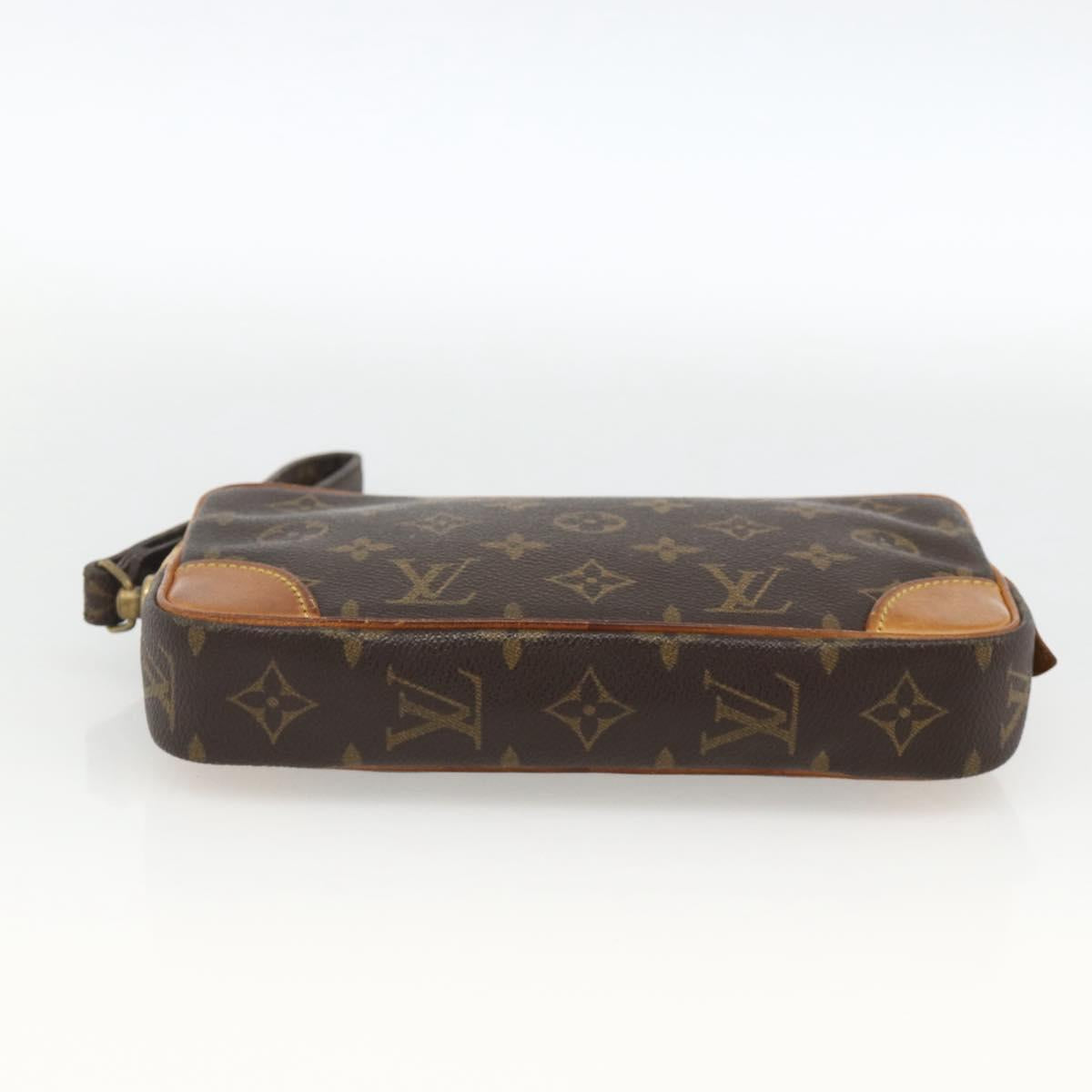 LOUIS VUITTON Monogram Marly Dragonne PM Clutch Bag M51827 LV Auth BA11848