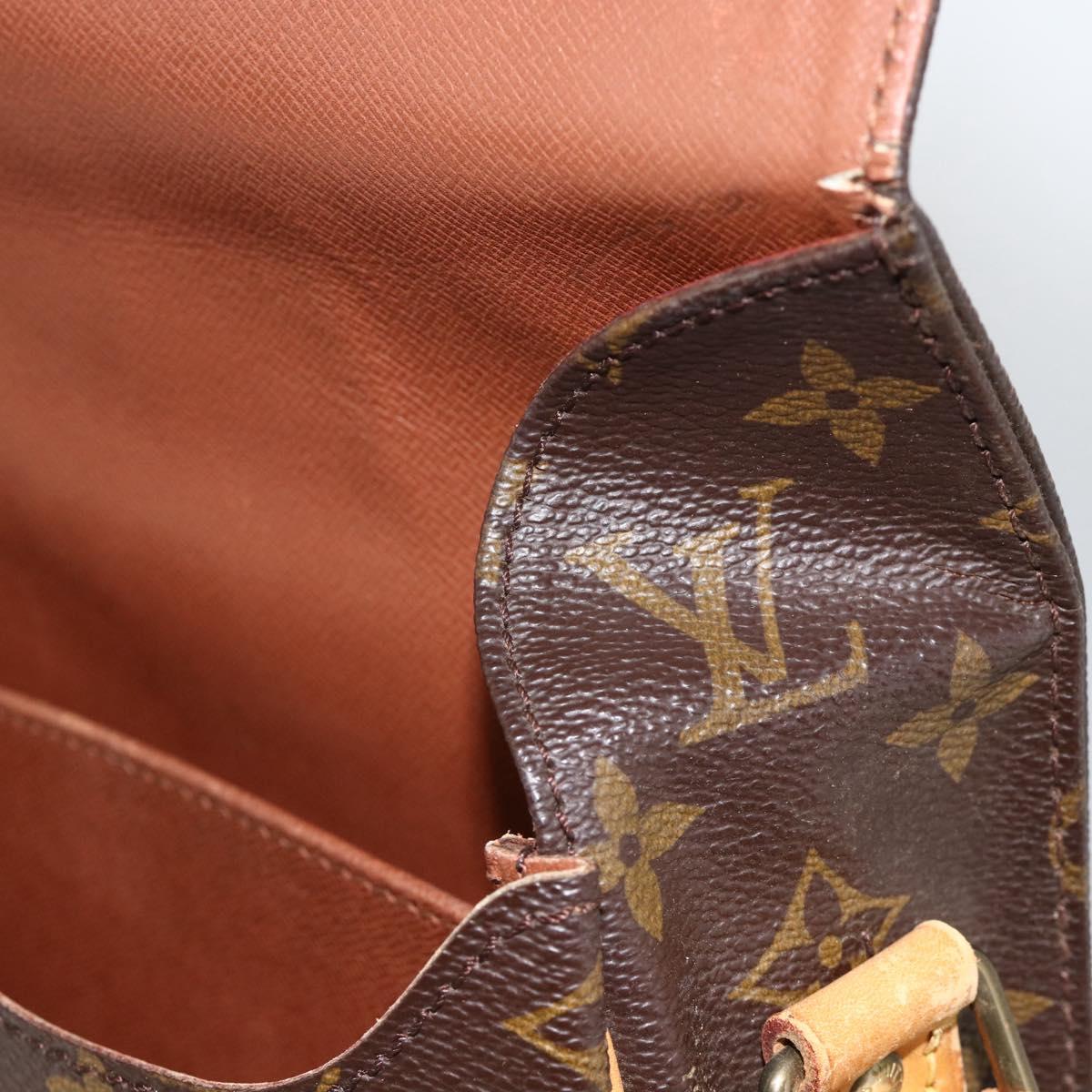 LOUIS VUITTON Monogram Cartouchiere GM Shoulder Bag M51252 LV Auth BA11850