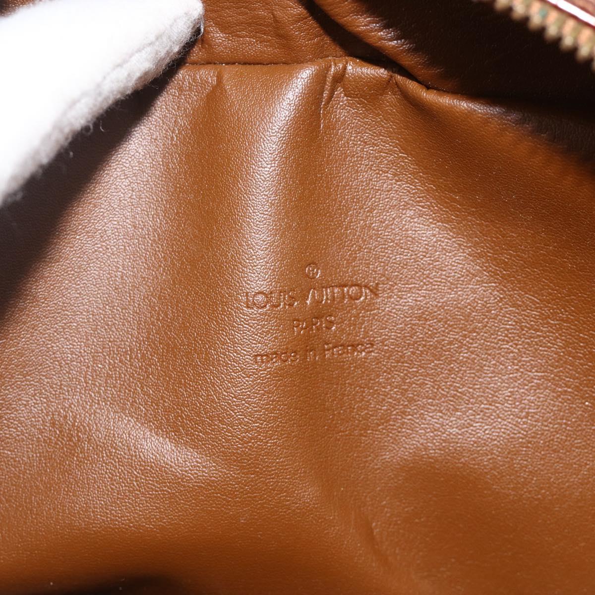 LOUIS VUITTON Monogram Vernis Tompkins Square Bag Bronze M91103 LV Auth BA11852