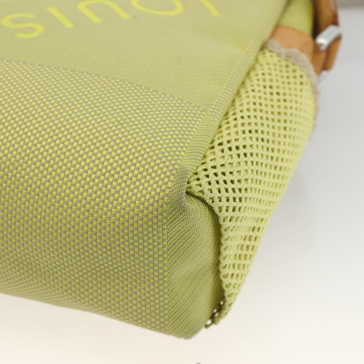 LOUIS VUITTON Damier Geant LV Cup Weatherly Bag Yellow M80636 LV Auth BA11853
