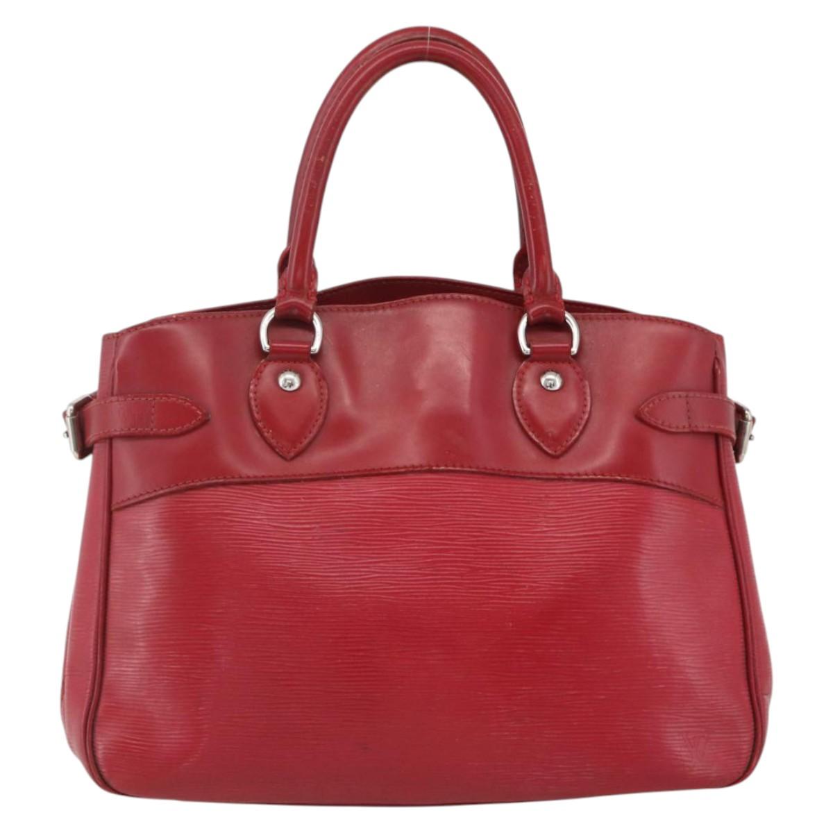 LOUIS VUITTON Epi Passy PM Hand Bag Red M5926E LV Auth BA11854