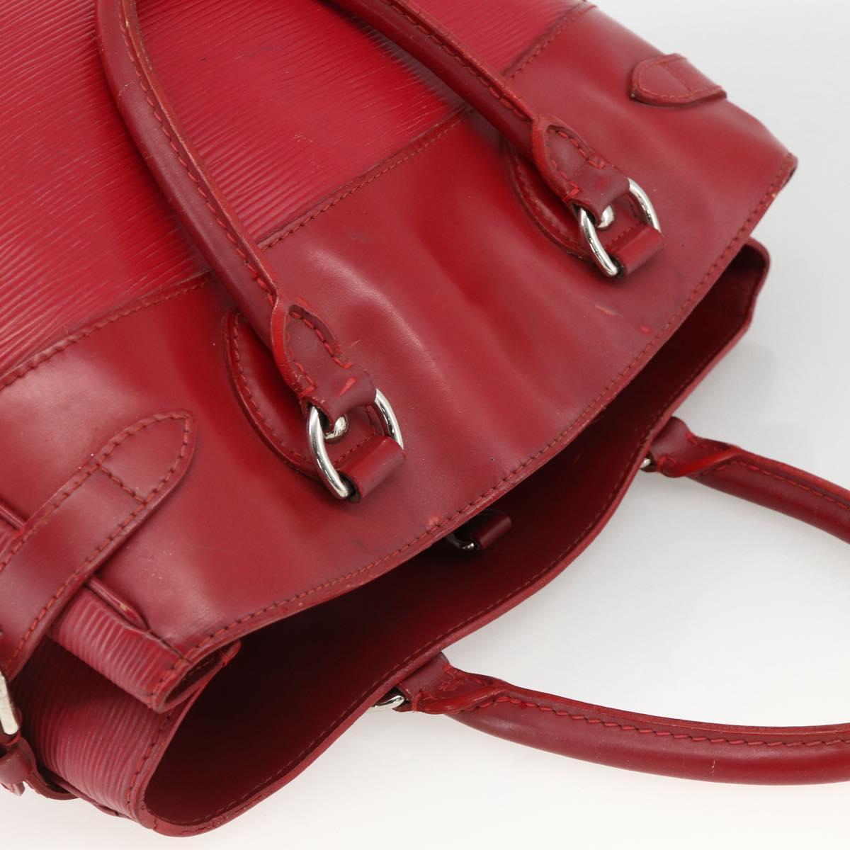 LOUIS VUITTON Epi Passy PM Hand Bag Red M5926E LV Auth BA11854