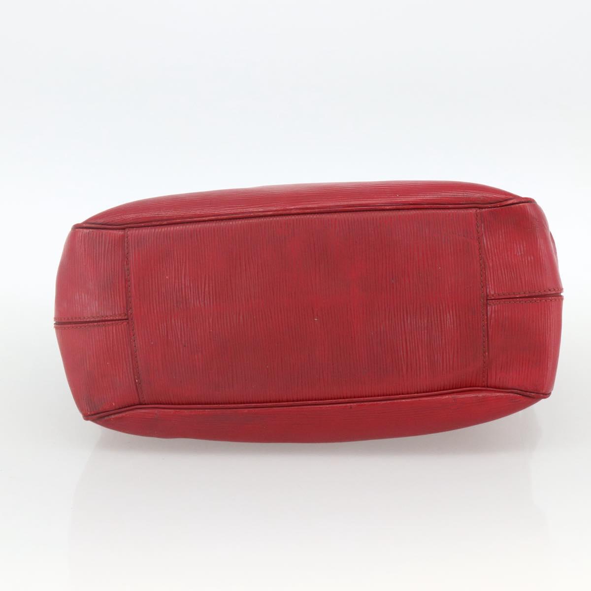 LOUIS VUITTON Epi Passy PM Hand Bag Red M5926E LV Auth BA11854