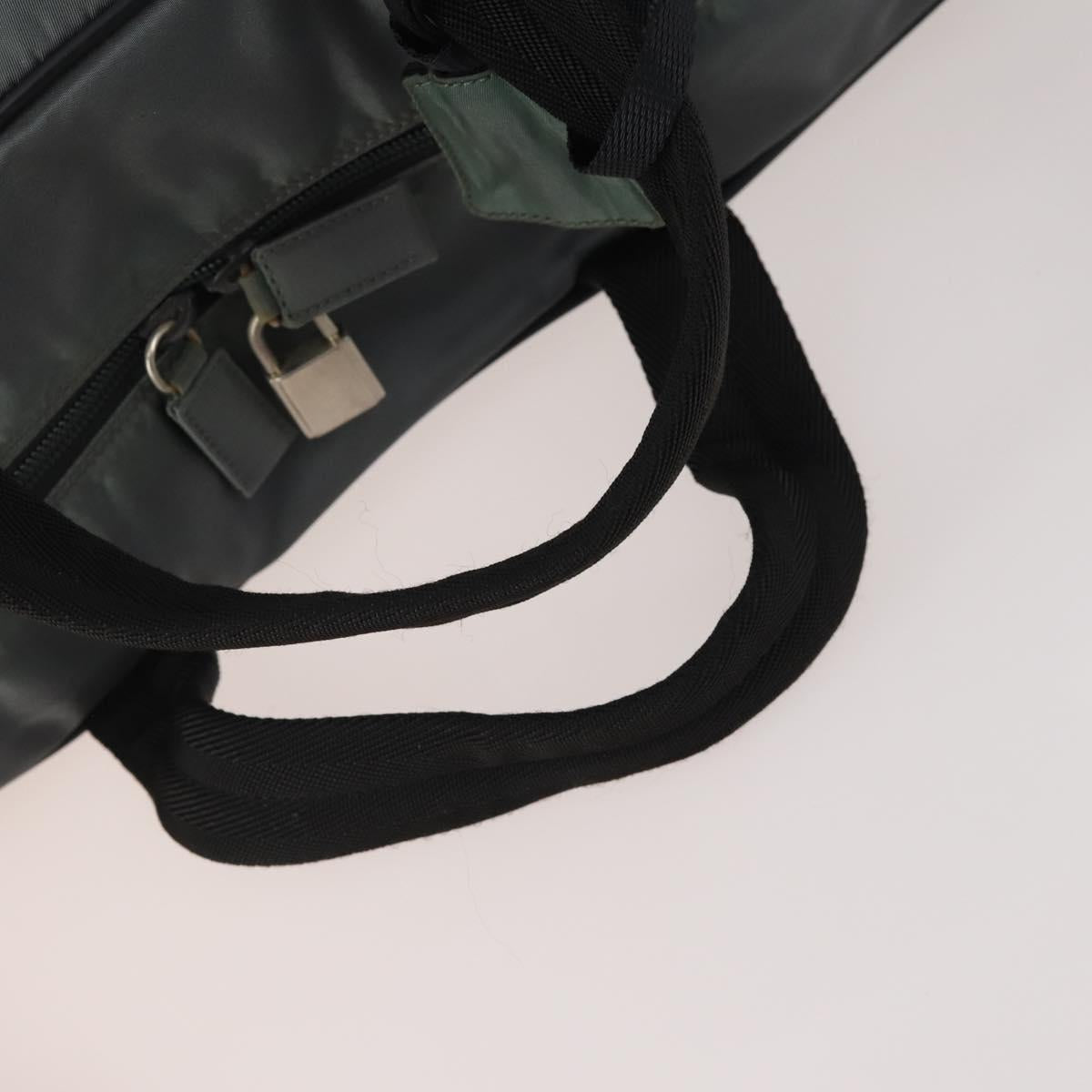 GIVENCHY Hand Bag Leather 2way Gray Auth BA11872A