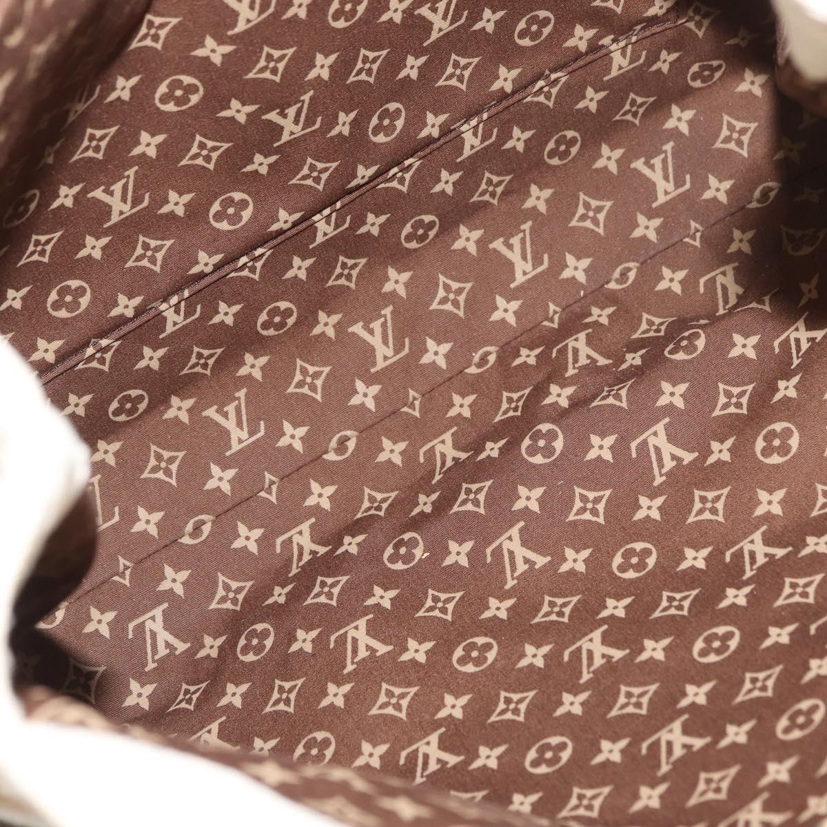 LOUIS VUITTON Cruise line Glove shopper MM Bag Canvas Beige M95114 LV Auth BA11878A
