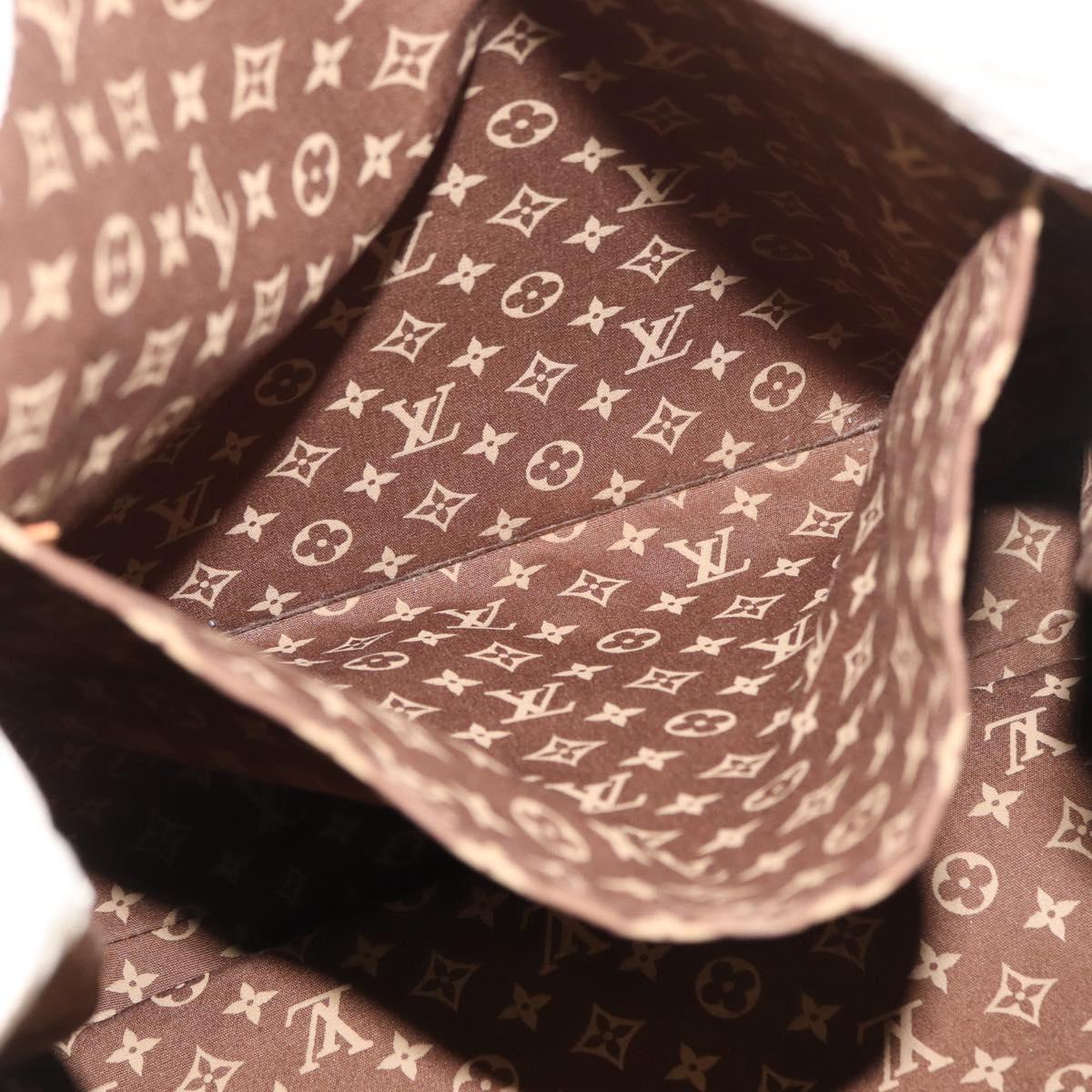 LOUIS VUITTON Cruise line Glove shopper MM Bag Canvas Beige M95114 LV Auth BA11878A
