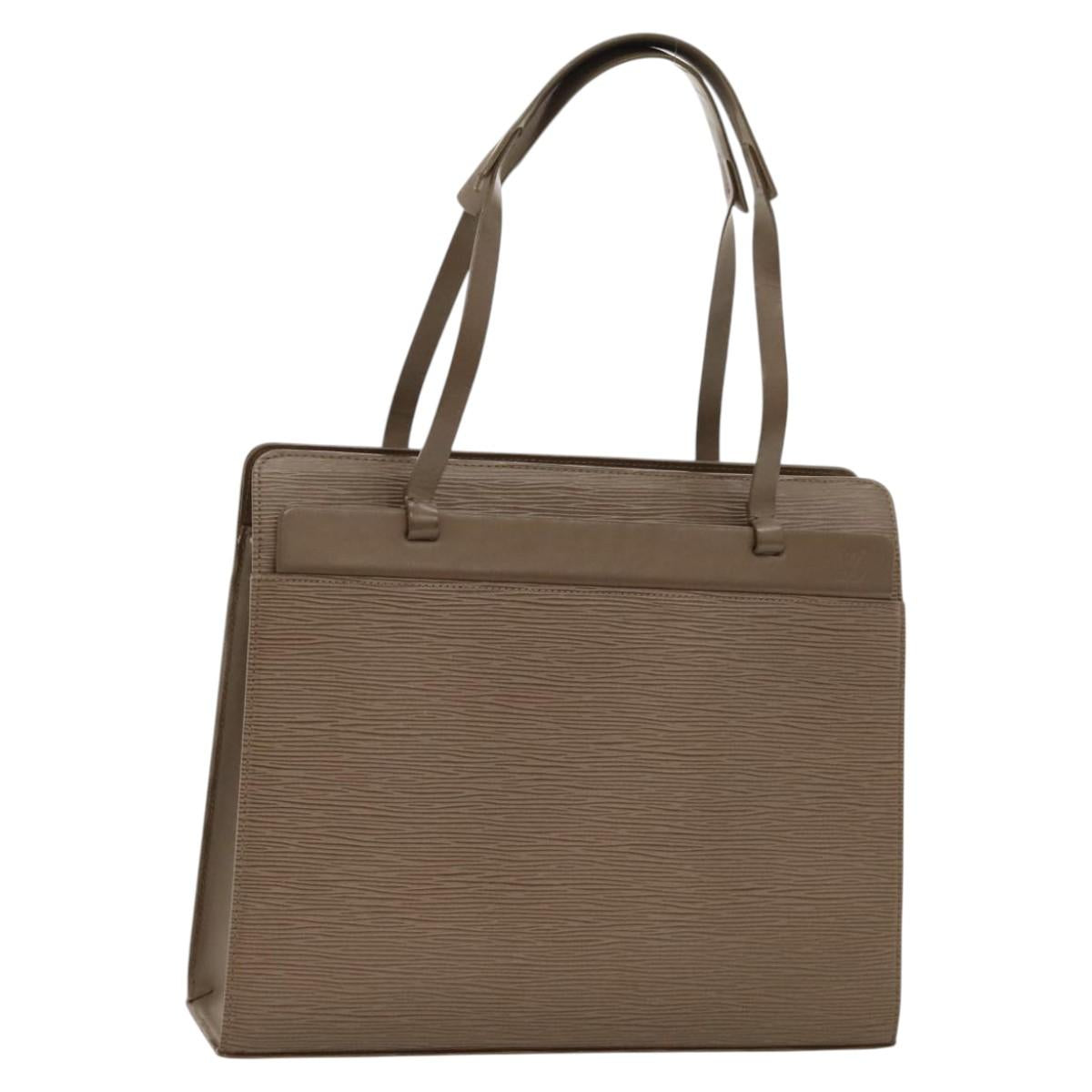 LOUIS VUITTON Epi Croisette PM Tote Bag Lilac M5249B LV Auth BA1188