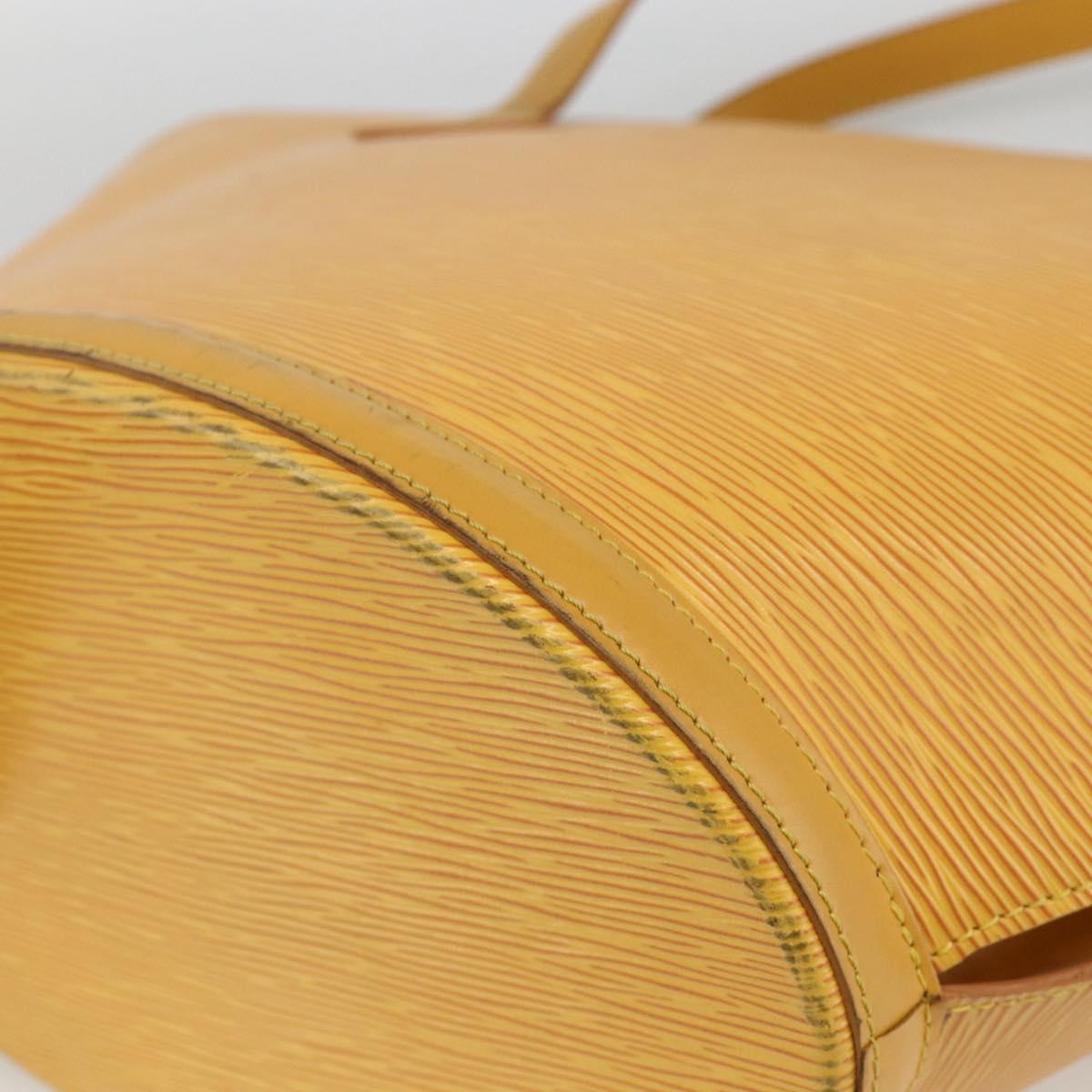 LOUIS VUITTON Epi Saint Jacques Shoulder Bag Yellow M52269 LV Auth BA11886