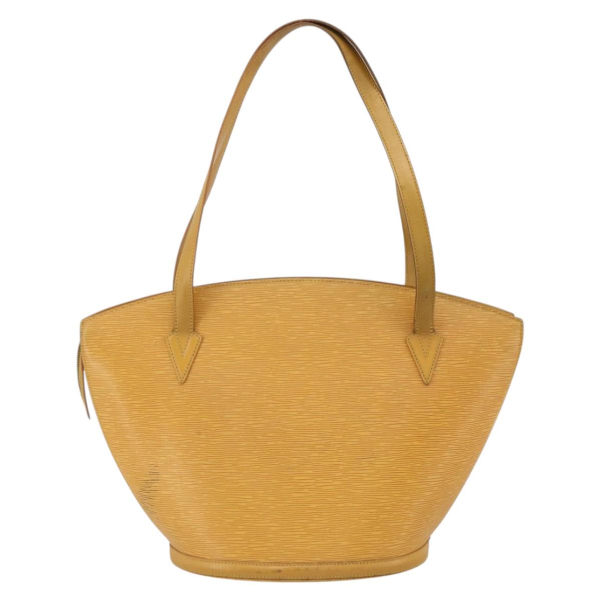LOUIS VUITTON Epi Saint Jacques Shoulder Bag Yellow M52269 LV Auth BA11886