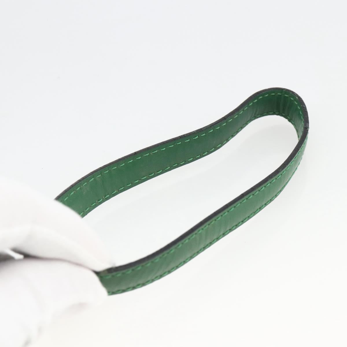 LOUIS VUITTON Epi Serie Dragonne Clutch Bag Green LV Auth BA11887