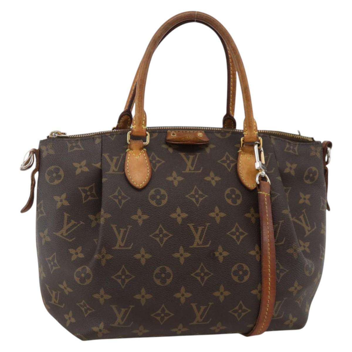 LOUIS VUITTON Monogram Turen PM Hand Bag 2way M48813 LV Auth BA11889