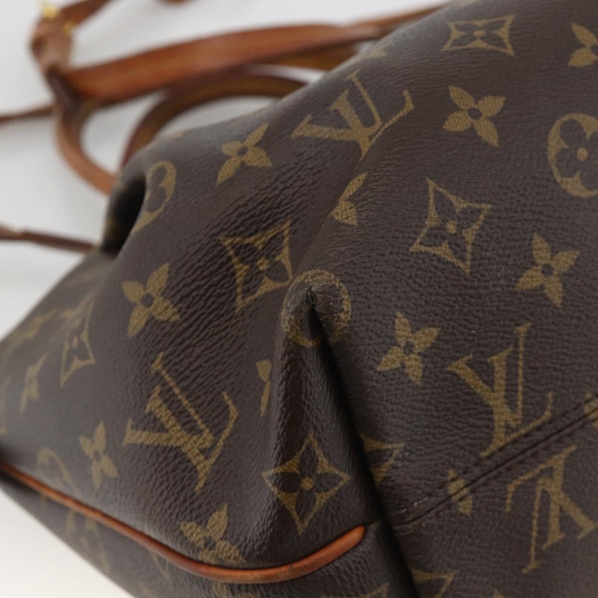 LOUIS VUITTON Monogram Turen PM Hand Bag 2way M48813 LV Auth BA11889