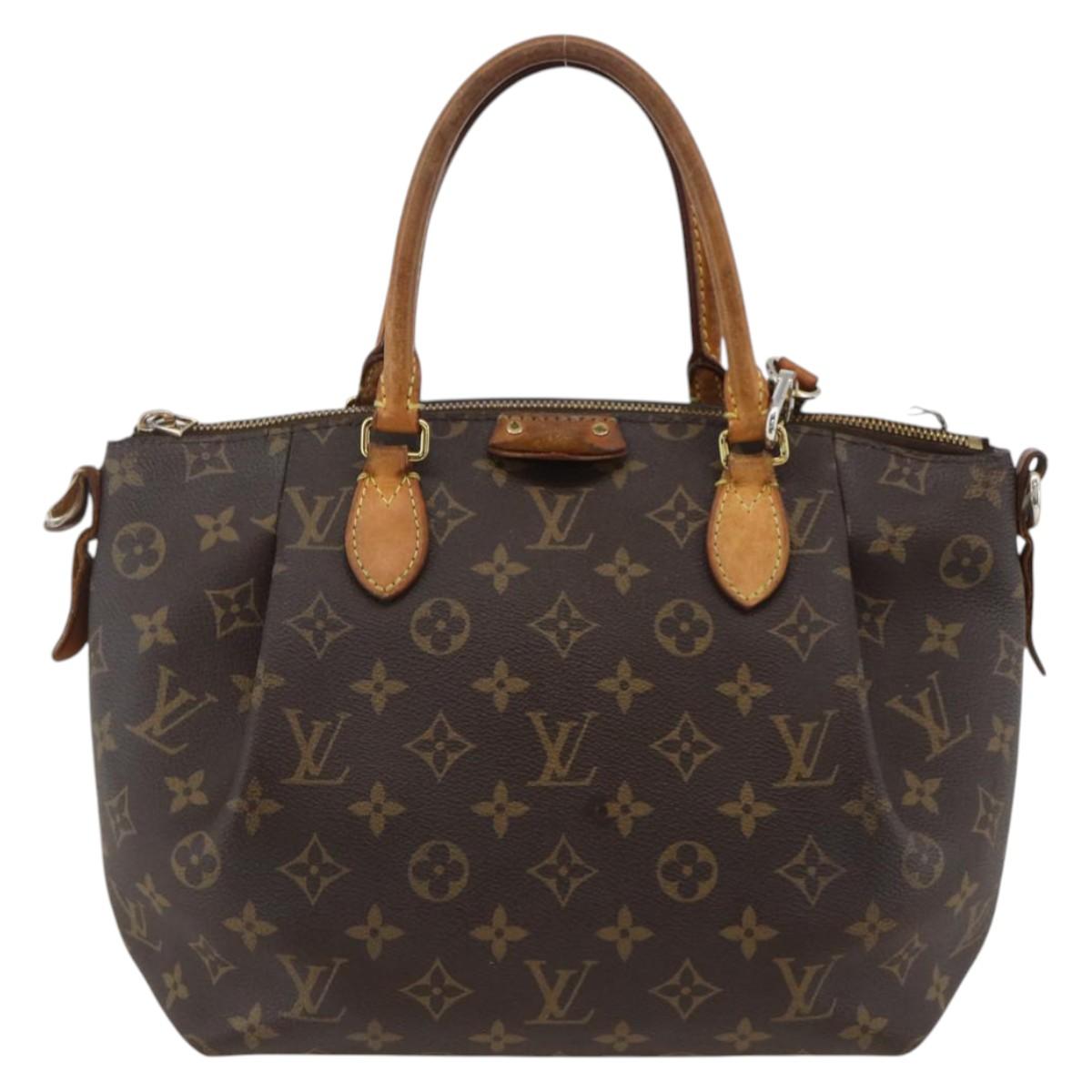 LOUIS VUITTON Monogram Turen PM Hand Bag 2way M48813 LV Auth BA11889