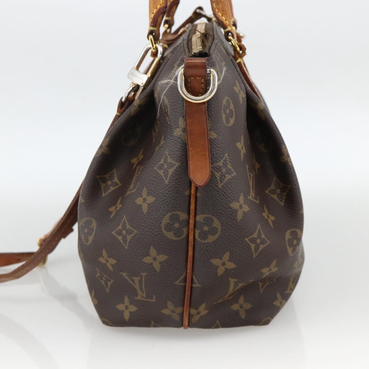 LOUIS VUITTON Monogram Turen PM Hand Bag 2way M48813 LV Auth BA11889