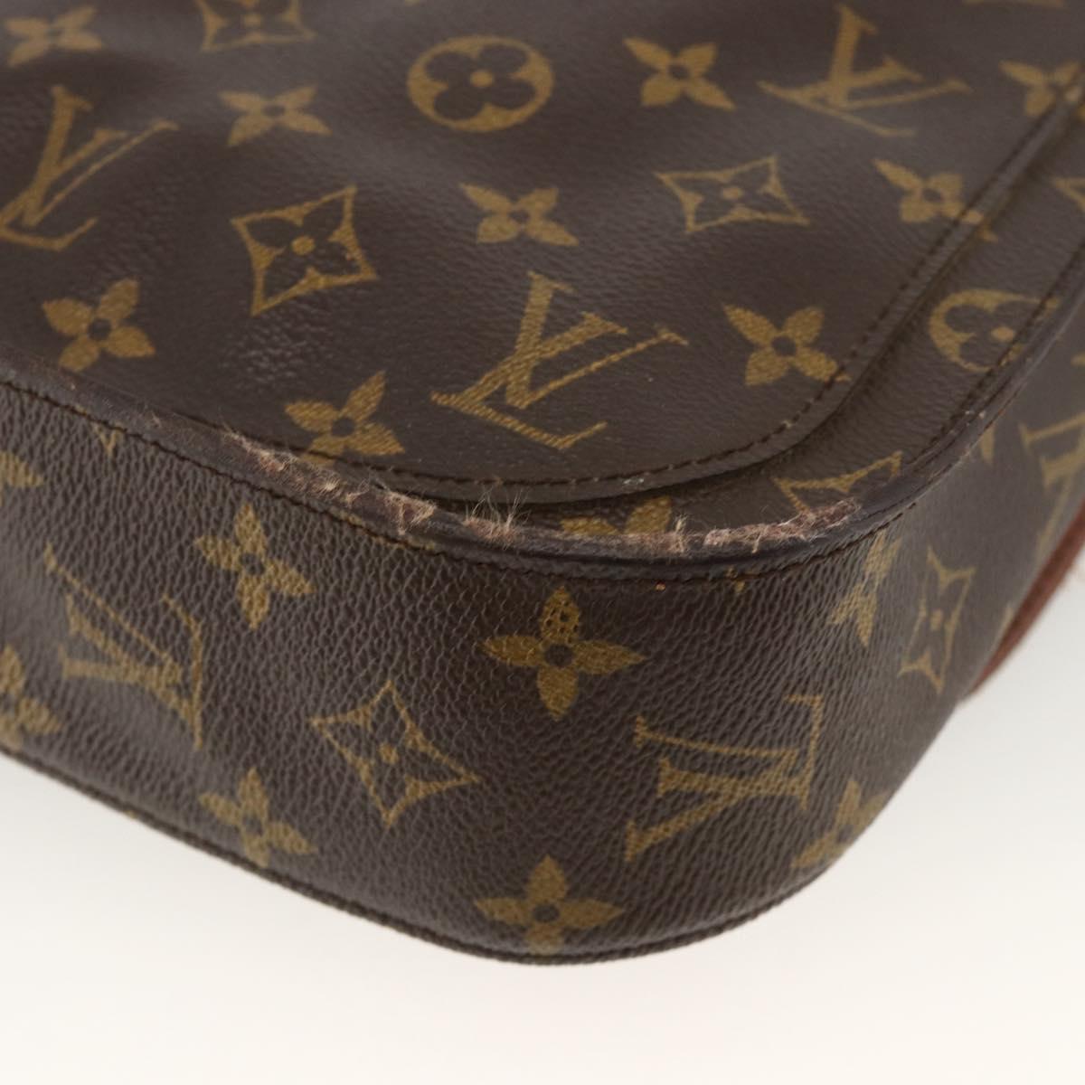 LOUIS VUITTON Monogram Saint Cloud GM Shoulder Bag M51242 LV Auth BA11895