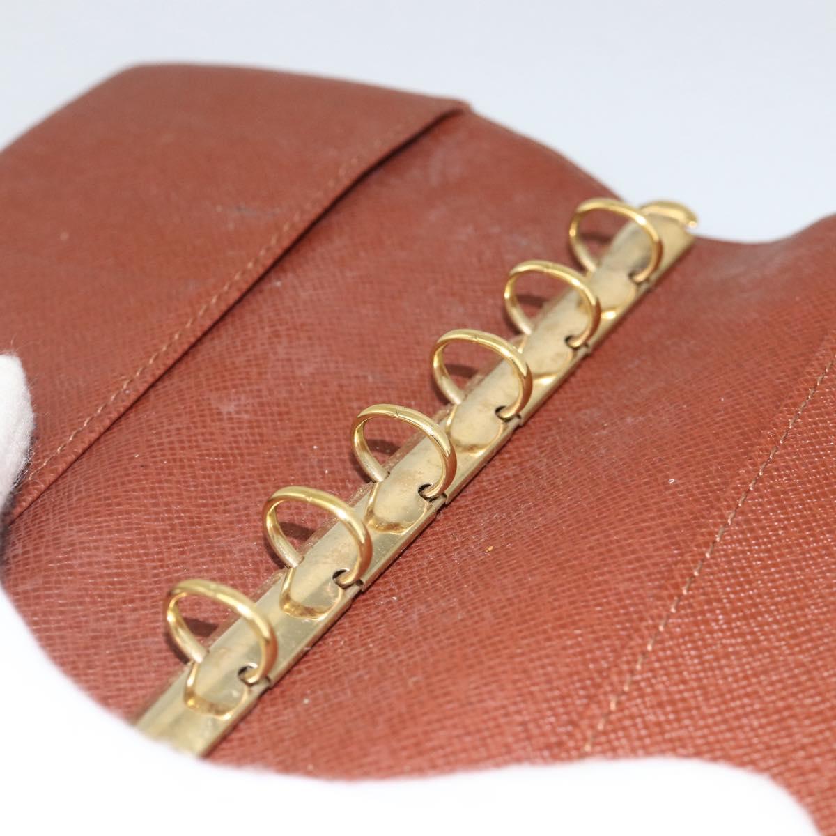 LOUIS VUITTON Monogram Agenda PM Day Planner Cover R20005 LV Auth BA11896