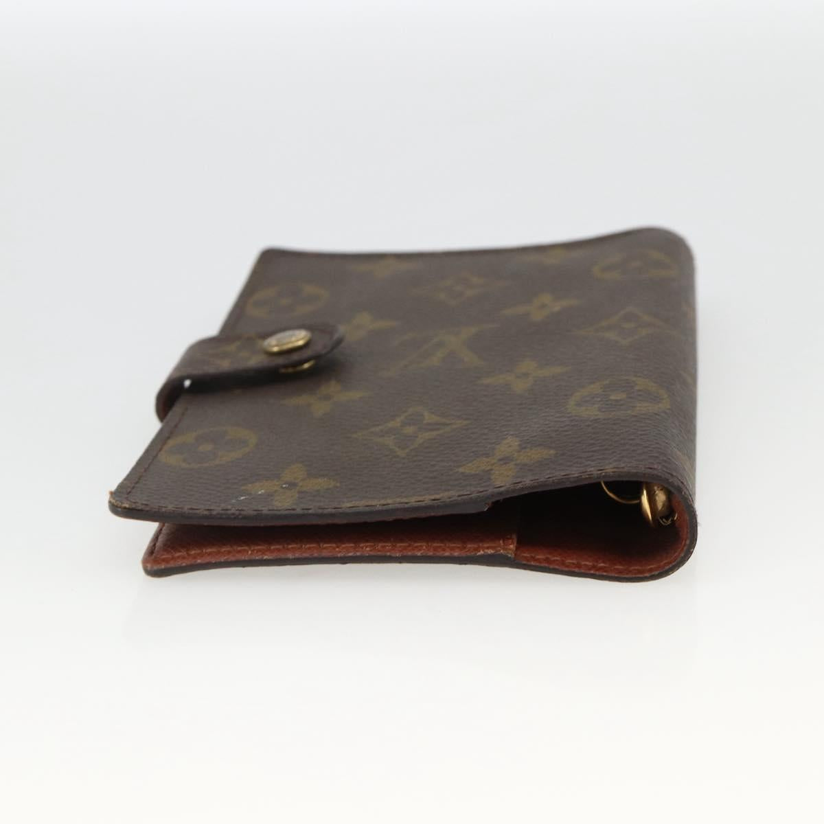 LOUIS VUITTON Monogram Agenda PM Day Planner Cover R20005 LV Auth BA11896