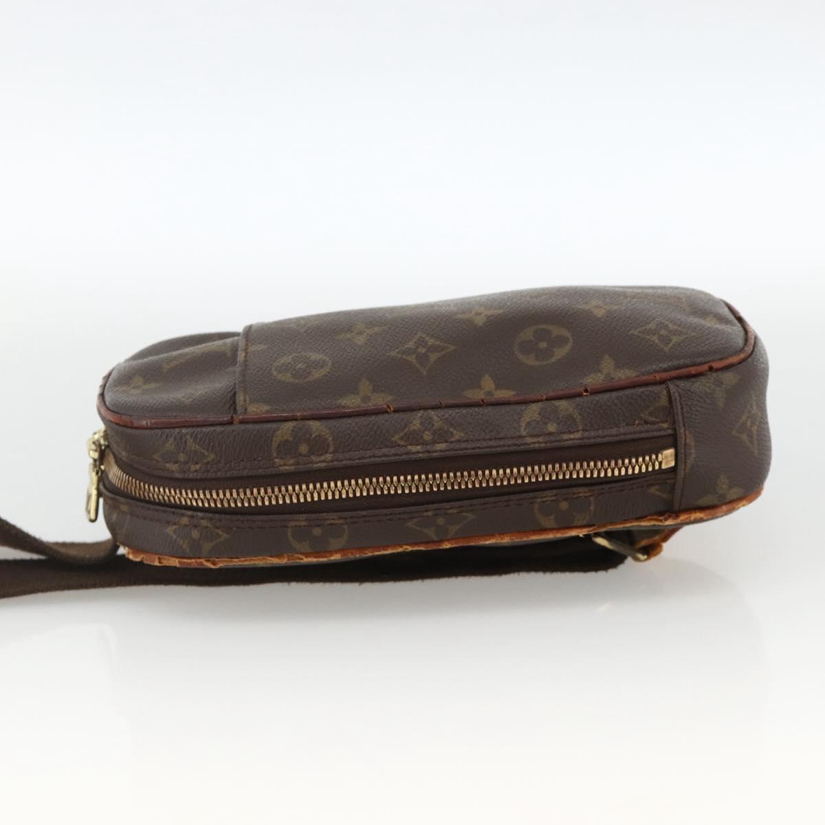 LOUIS VUITTON Monogram Pochette Gange Shoulder Bag M51870 LV Auth BA11898
