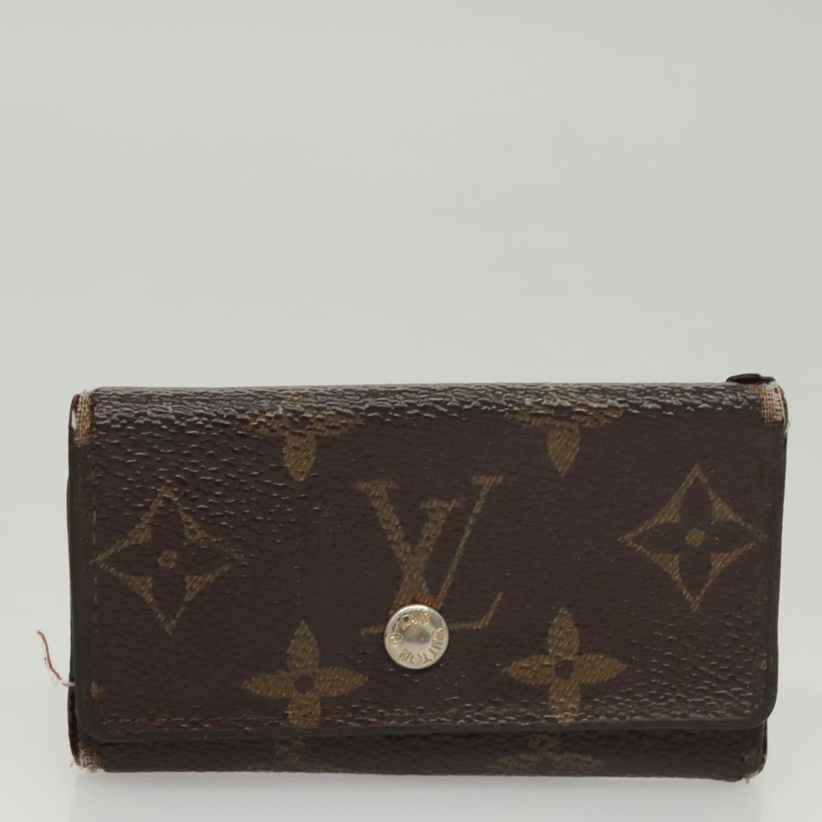 LOUIS VUITTON Monogram Epi Key Case Day Planner Cover 2Set Green LV Auth BA1190