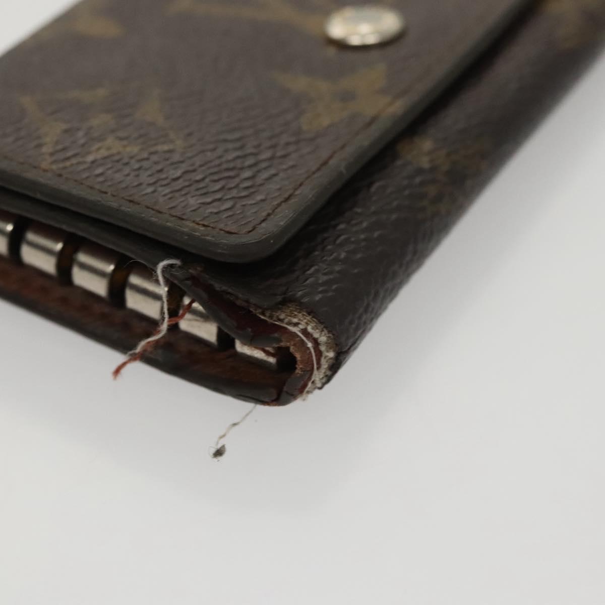 LOUIS VUITTON Monogram Epi Key Case Day Planner Cover 2Set Green LV Auth BA1190