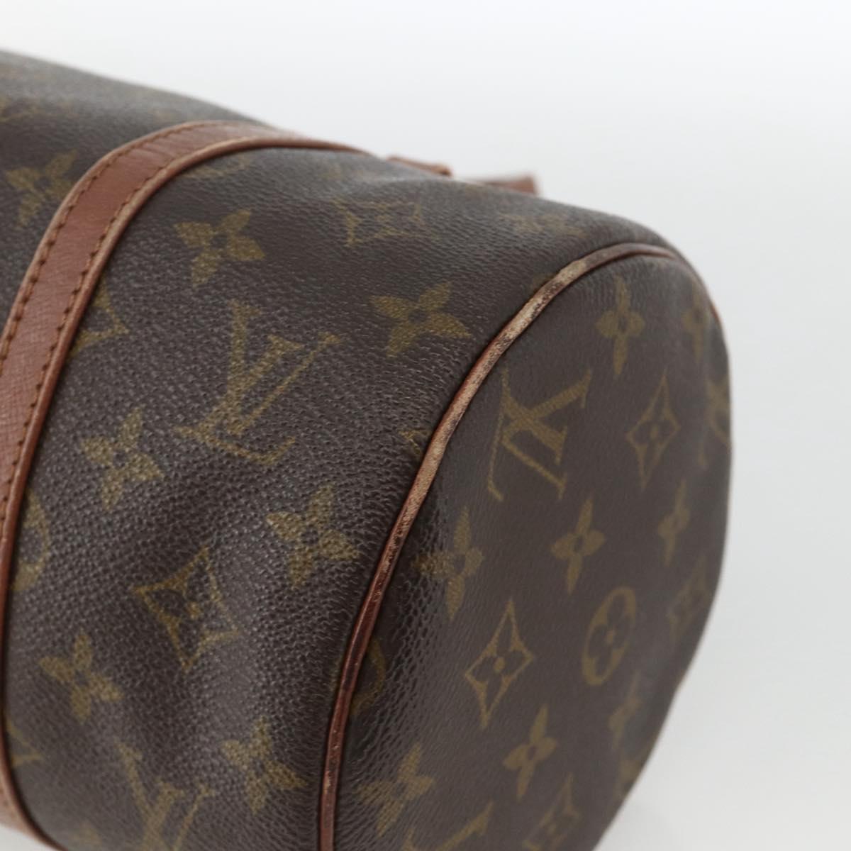 LOUIS VUITTON Monogram Papillon 30 Hand Bag M51385 LV Auth BA11903