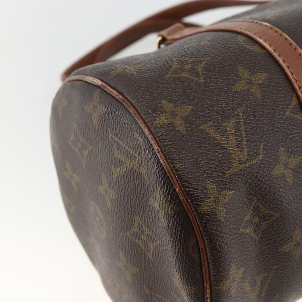LOUIS VUITTON Monogram Papillon 30 Hand Bag M51385 LV Auth BA11903