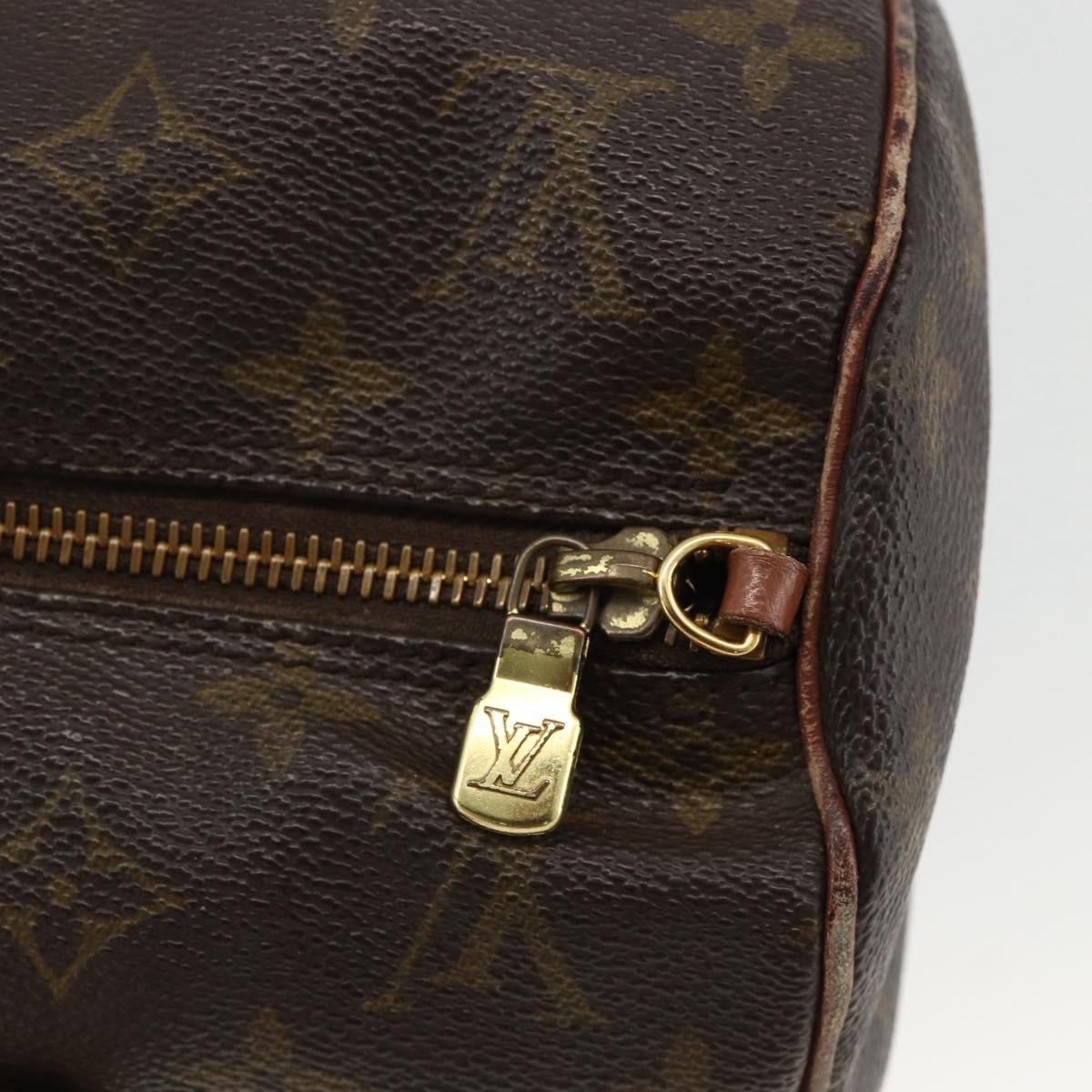LOUIS VUITTON Monogram Papillon 30 Hand Bag M51385 LV Auth BA11903
