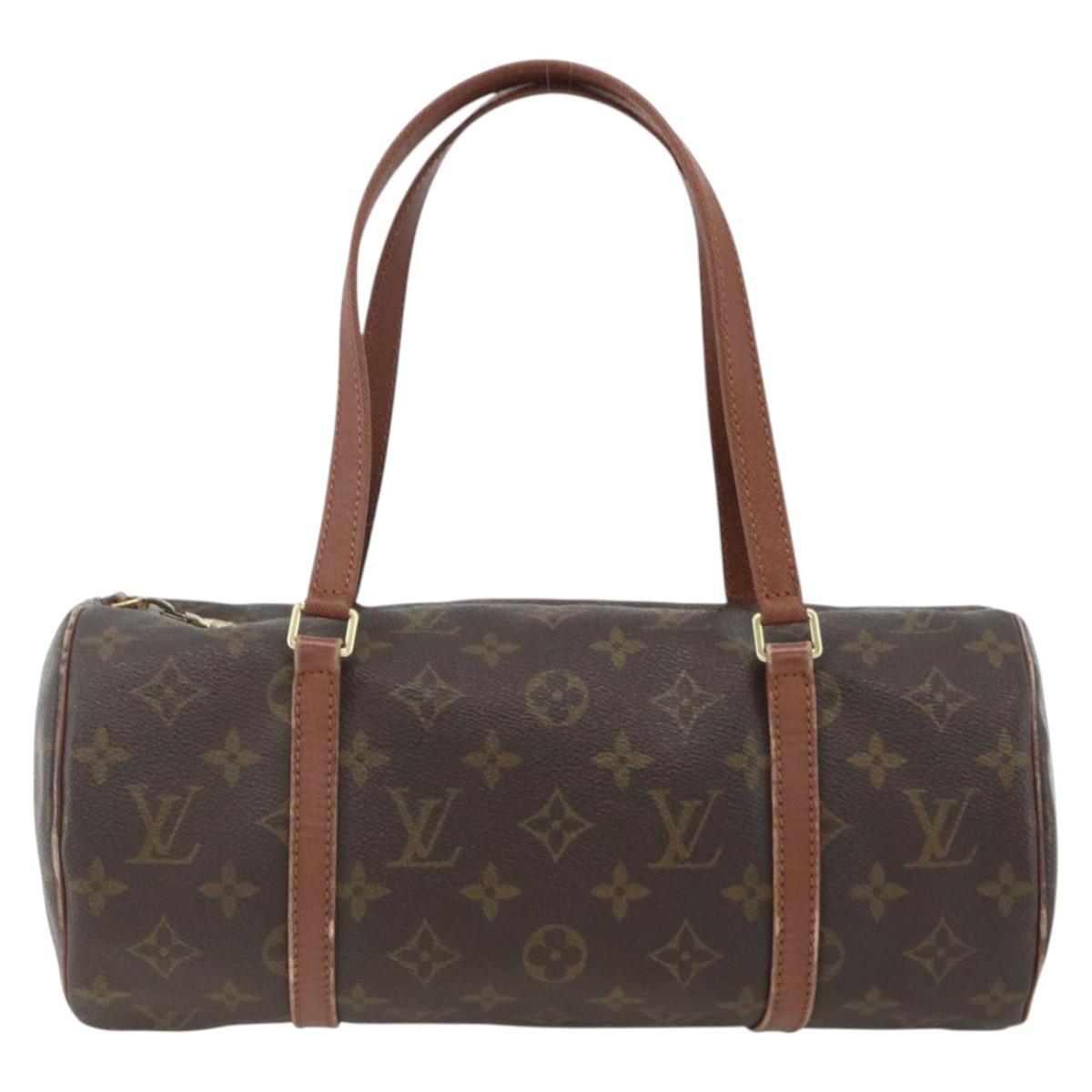 LOUIS VUITTON Monogram Papillon 30 Hand Bag M51385 LV Auth BA11903