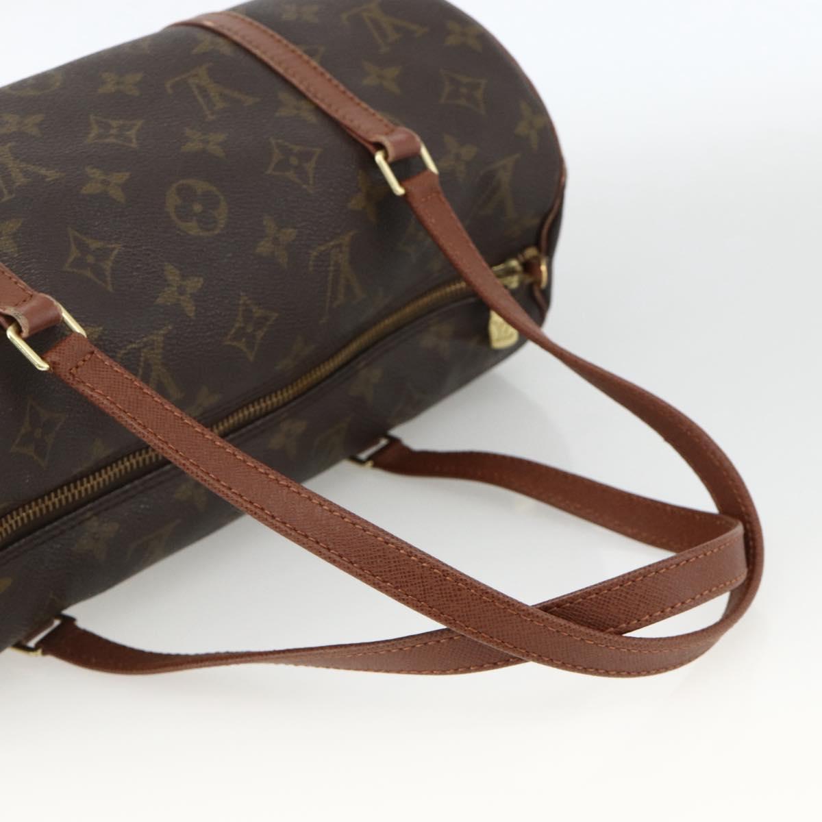LOUIS VUITTON Monogram Papillon 30 Hand Bag M51385 LV Auth BA11903