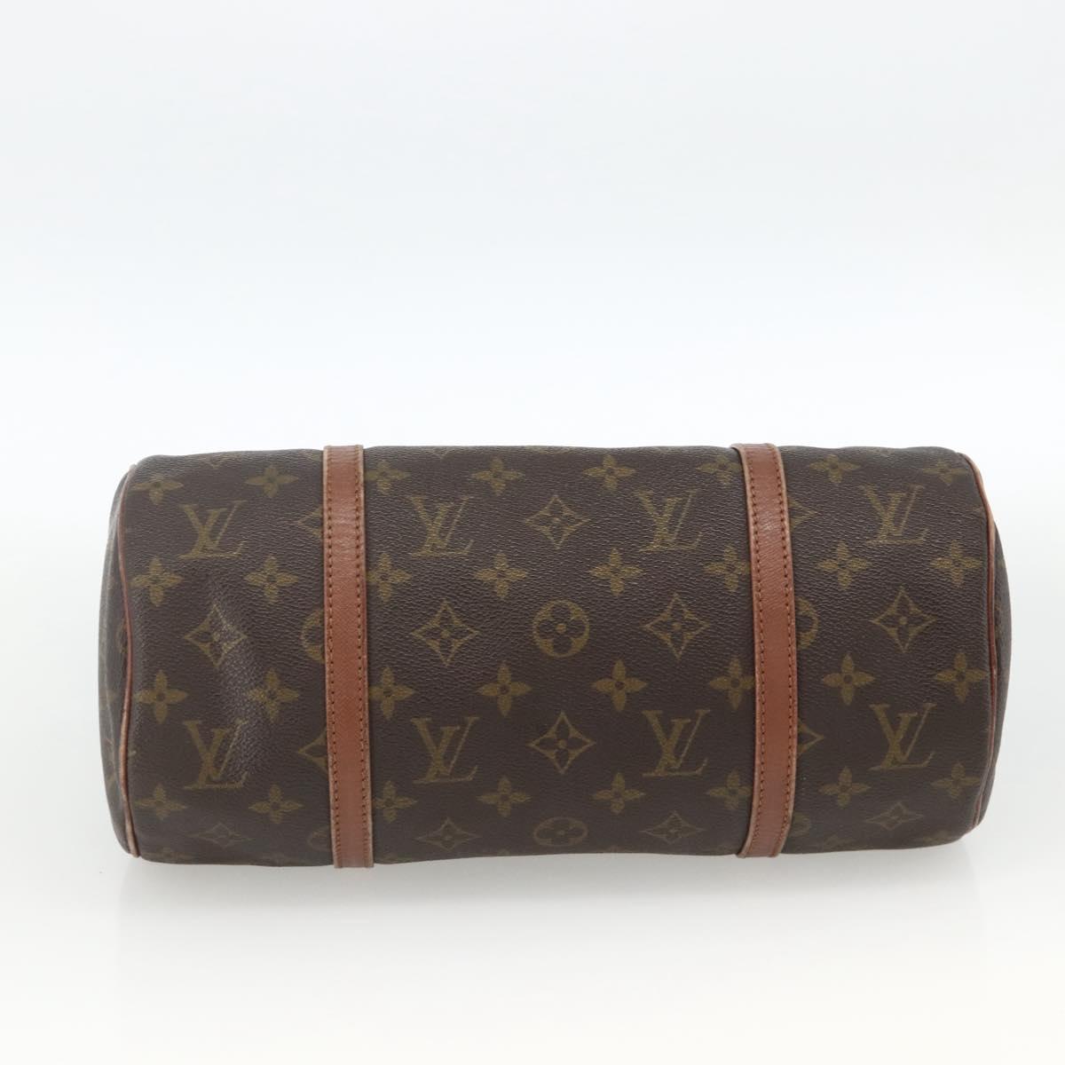 LOUIS VUITTON Monogram Papillon 30 Hand Bag M51385 LV Auth BA11903