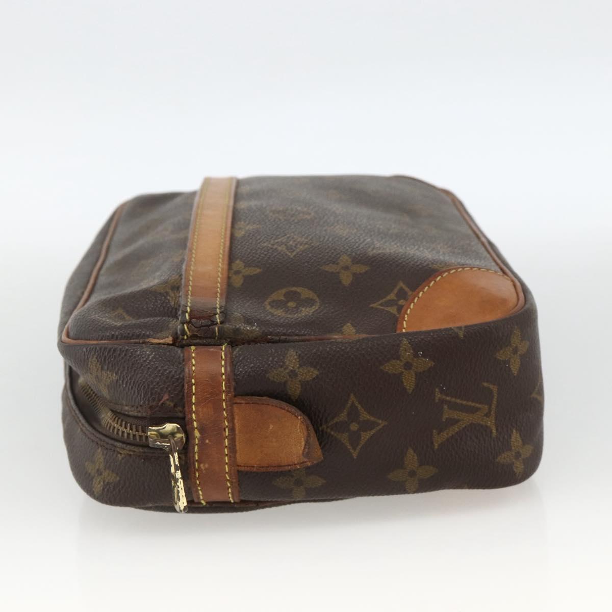 LOUIS VUITTON Monogram Compiegne 28 Clutch Bag M51845 LV Auth BA11910