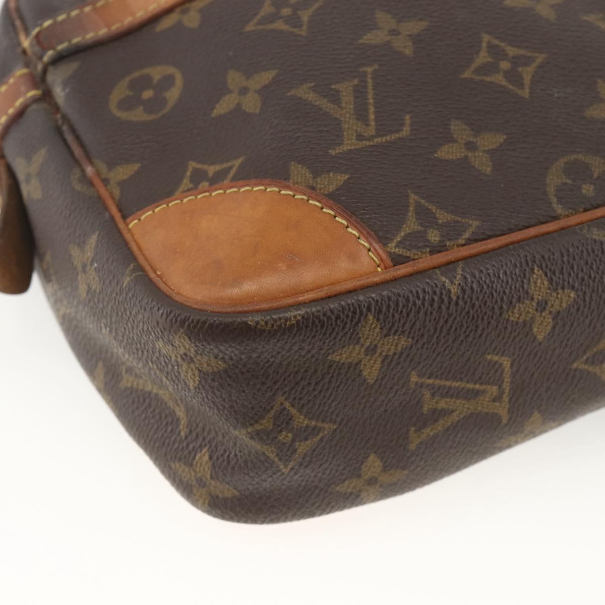 LOUIS VUITTON Monogram Compiegne 28 Clutch Bag M51845 LV Auth BA11910