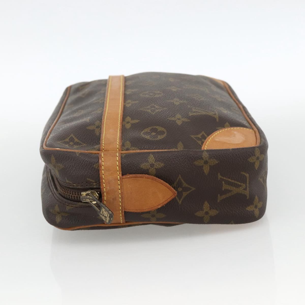 LOUIS VUITTON Monogram Compiegne 28 Clutch Bag M51845 LV Auth BA11912