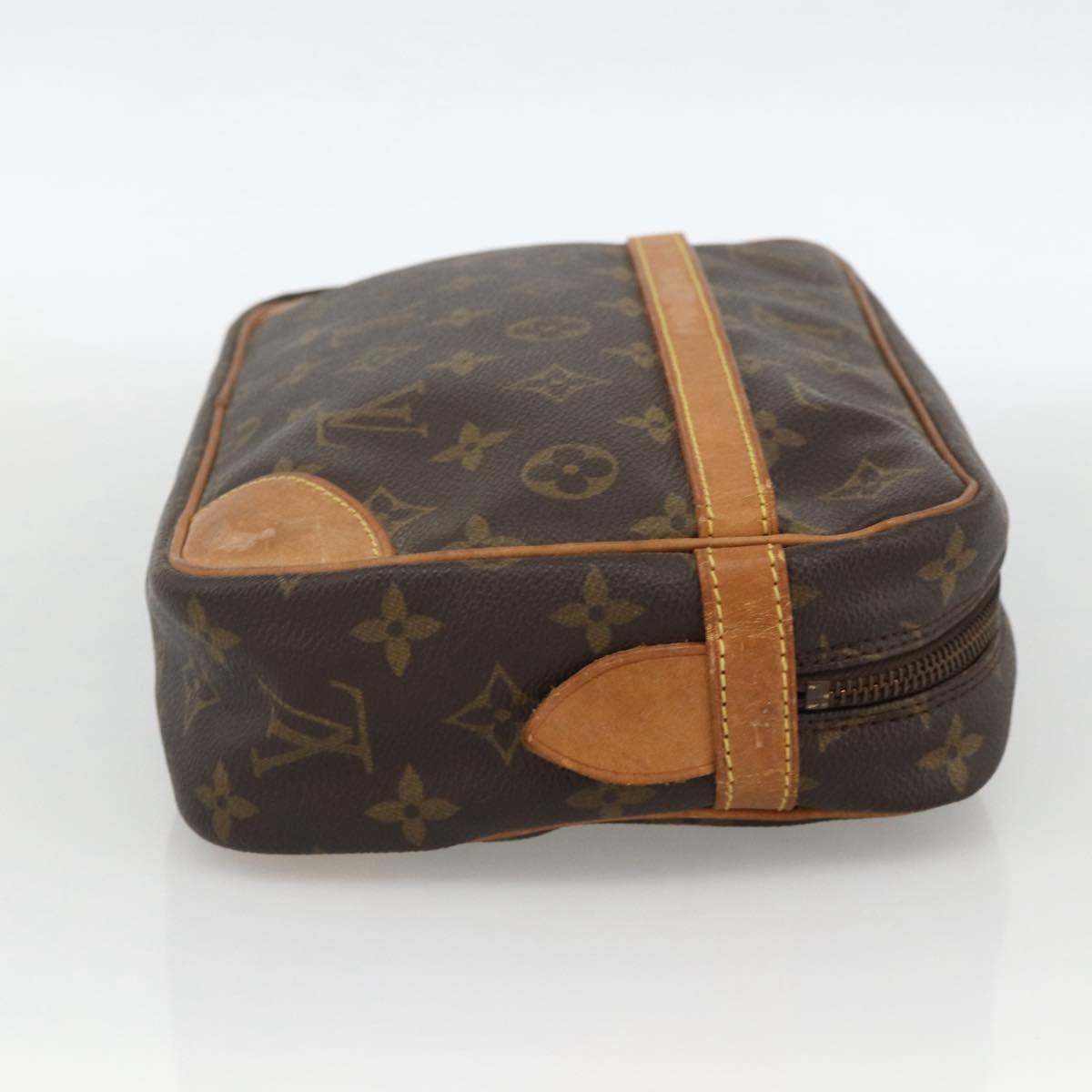 LOUIS VUITTON Monogram Compiegne 28 Clutch Bag M51845 LV Auth BA11912