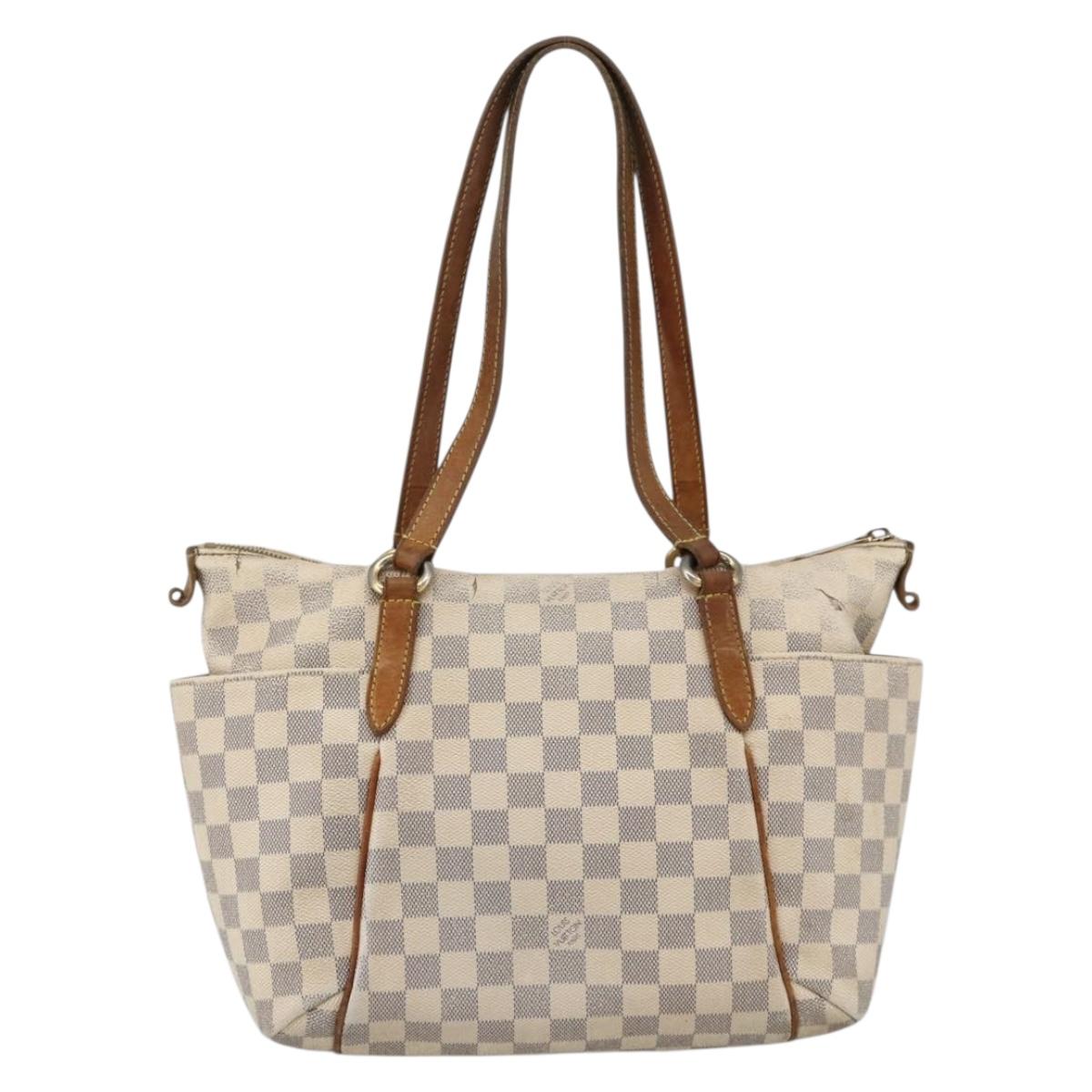 LOUIS VUITTON Damier Azur Totally PM Tote Bag N41280 LV Auth BA11922