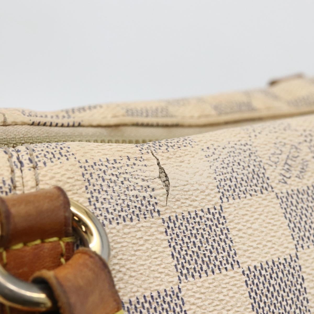 LOUIS VUITTON Damier Azur Totally PM Tote Bag N41280 LV Auth BA11922