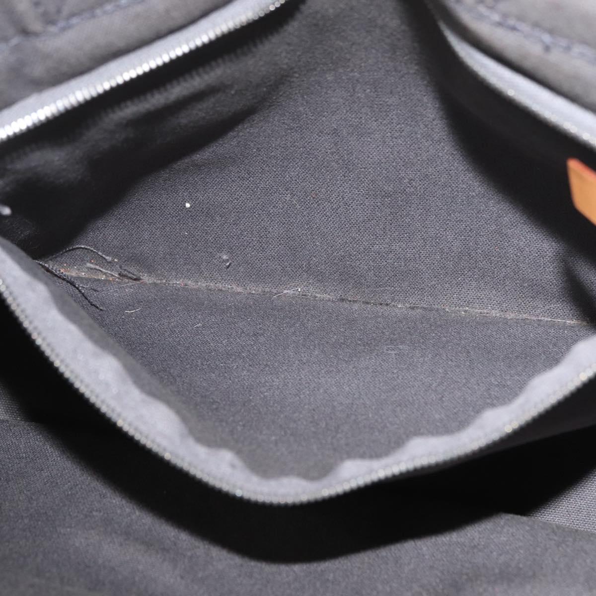 HERMES Fourre Tout PM Tote Bag Canvas Gray Silver Auth BA11923