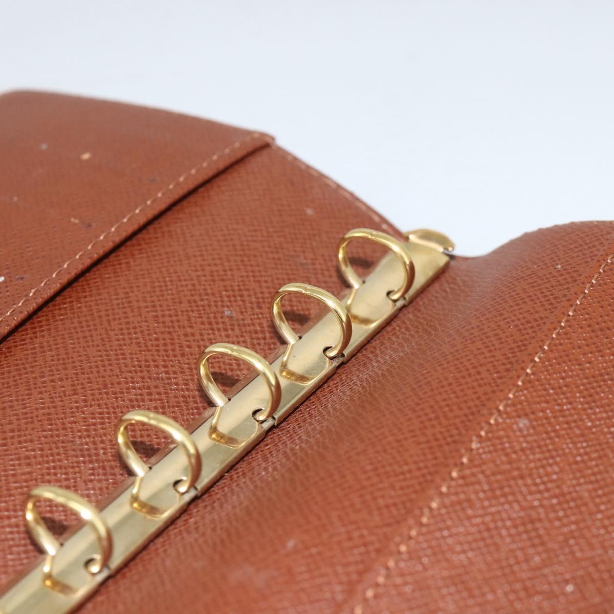 LOUIS VUITTON Monogram Agenda PM Day Planner Cover R20005 LV Auth BA11927