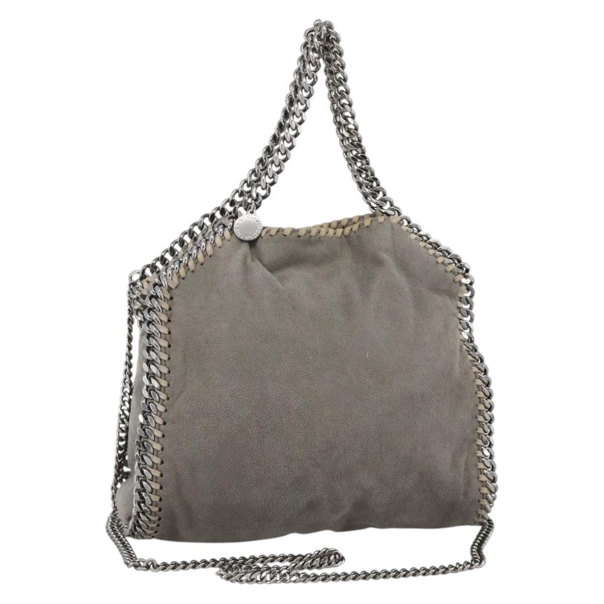 Stella MacCartney Chain Farabella Mini Bag polyester 2way 371223 Auth BA11937