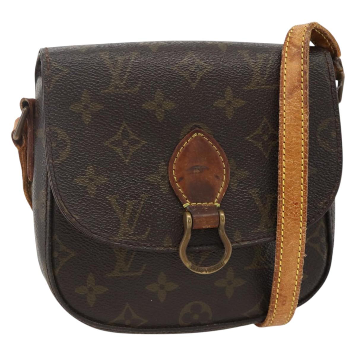 LOUIS VUITTON Monogram Saint Cloud PM Shoulder Bag M51244 LV Auth BA11947