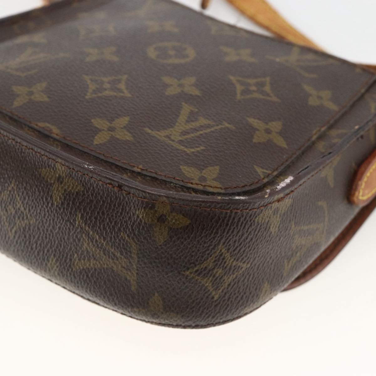 LOUIS VUITTON Monogram Saint Cloud PM Shoulder Bag M51244 LV Auth BA11947