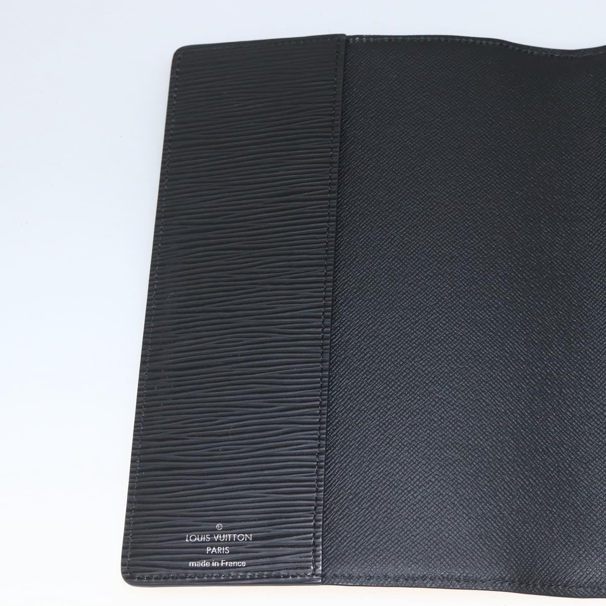 LOUIS VUITTON Epi Quverture Carnepole Day Planner Cover SN5107 LV Auth BA11967V