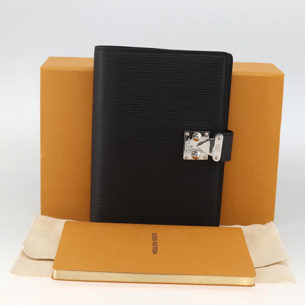 LOUIS VUITTON Epi Quverture Carnepole Day Planner Cover SN5107 LV Auth BA11967V