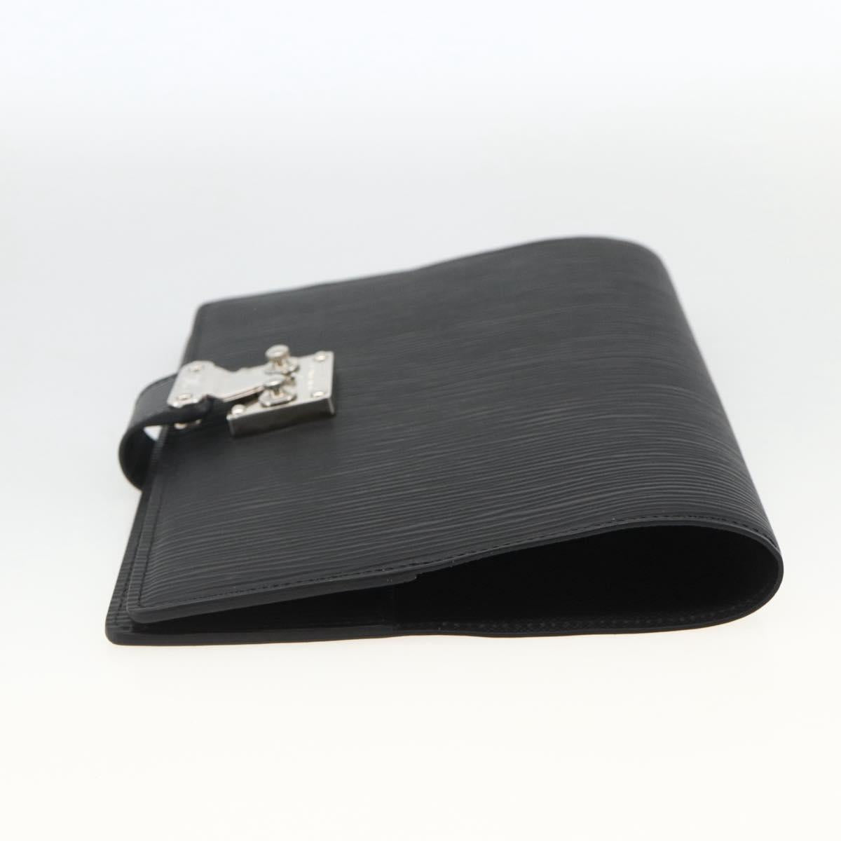 LOUIS VUITTON Epi Quverture Carnepole Day Planner Cover SN5107 LV Auth BA11967V