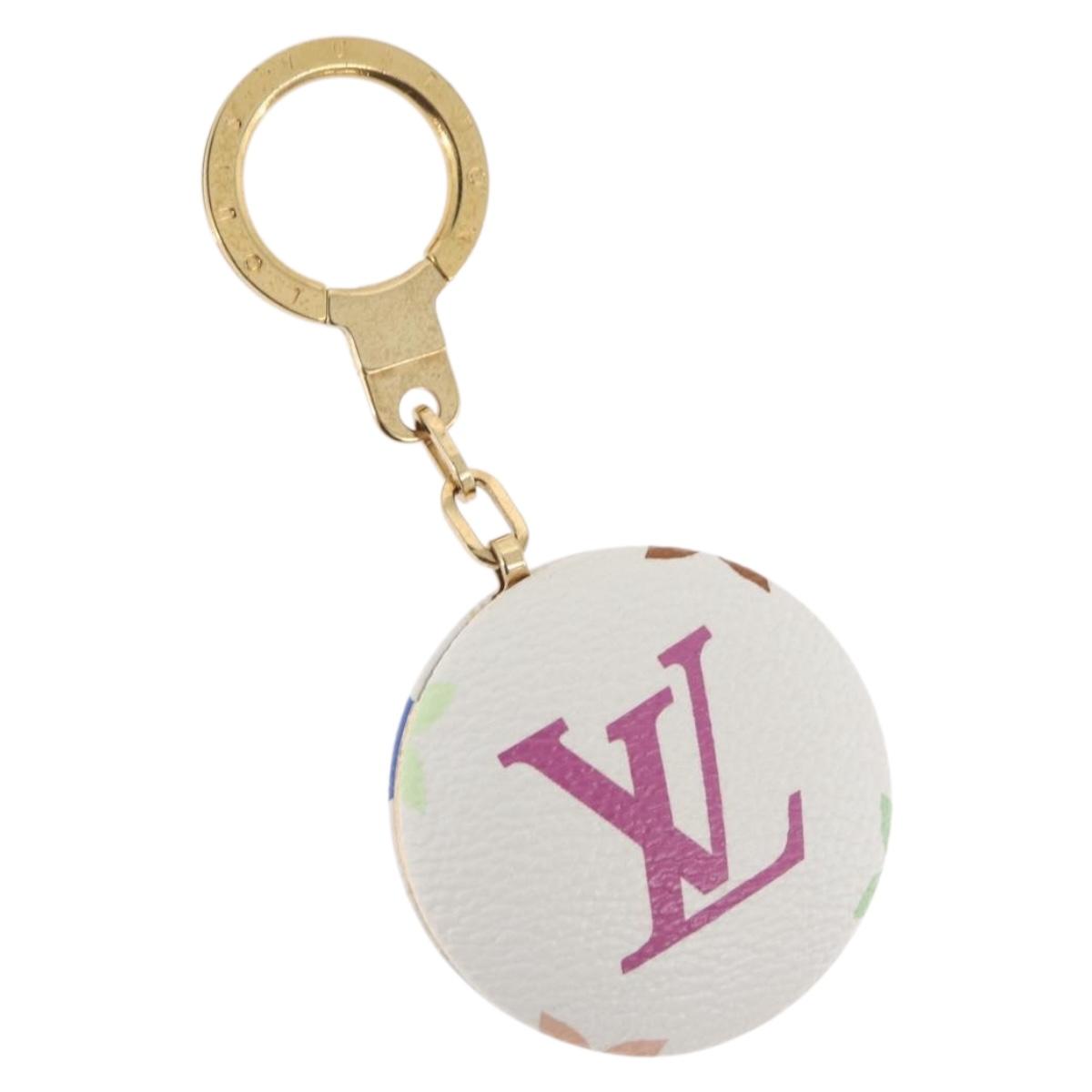 LOUIS VUITTON Monogram Multicolor Astropill Charm White M51911 LV Auth BA11974V