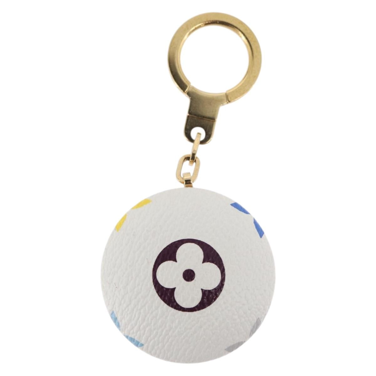LOUIS VUITTON Monogram Multicolor Astropill Charm White M51911 LV Auth BA11974V