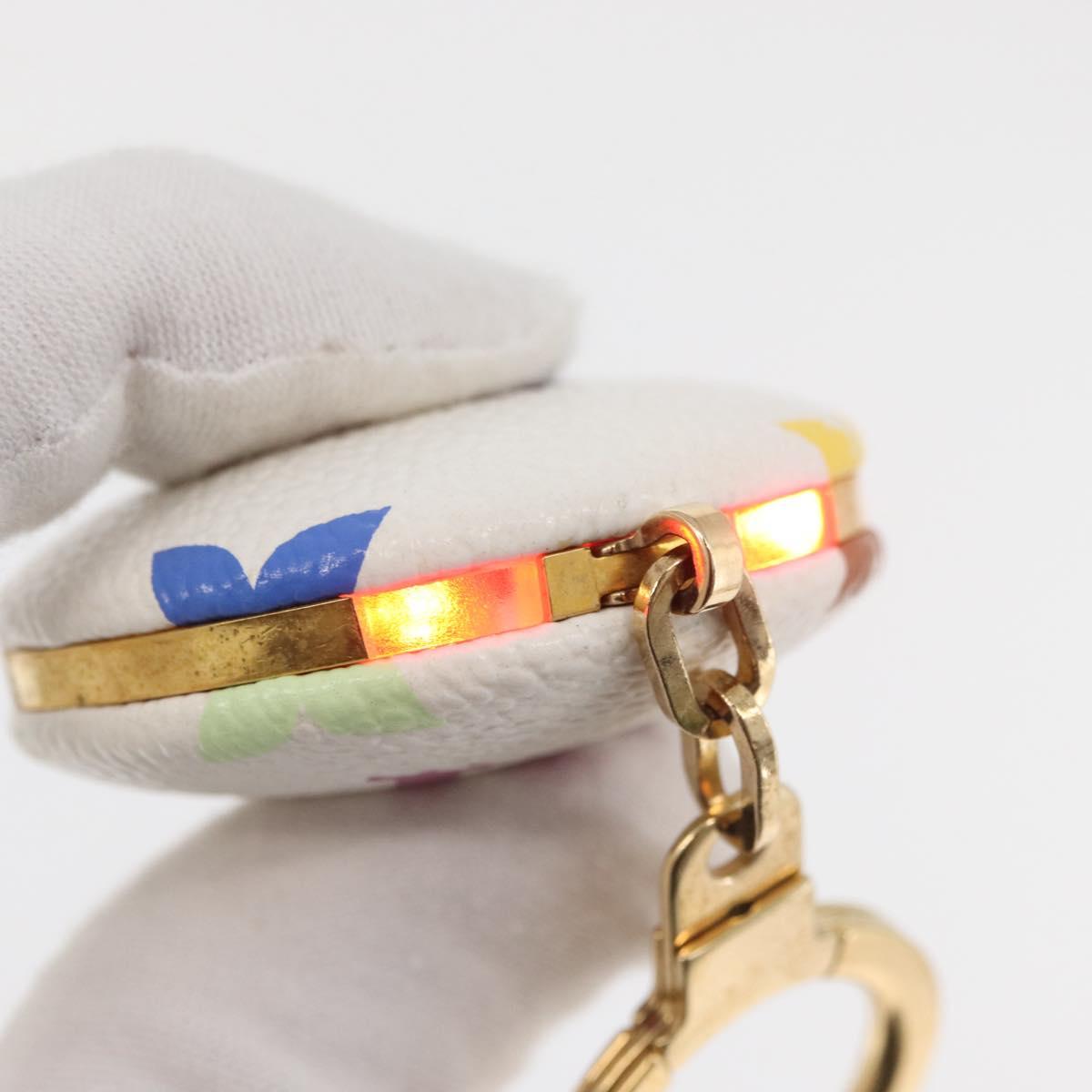 LOUIS VUITTON Monogram Multicolor Astropill Charm White M51911 LV Auth BA11974V