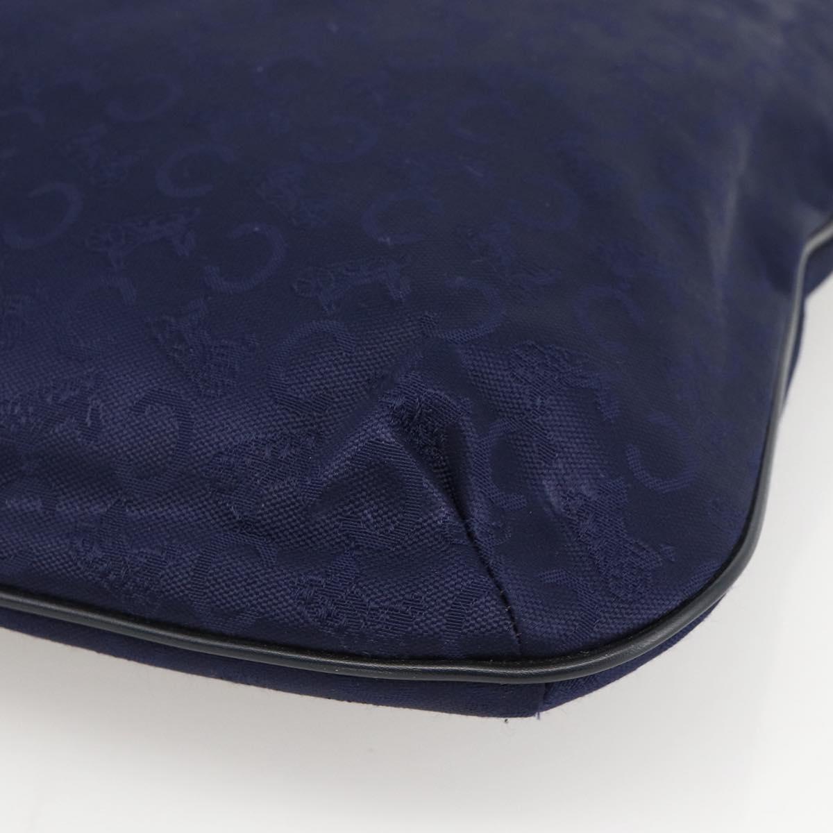 CELINE C Sulky Hand Bag Canvas Navy Auth BA11982A