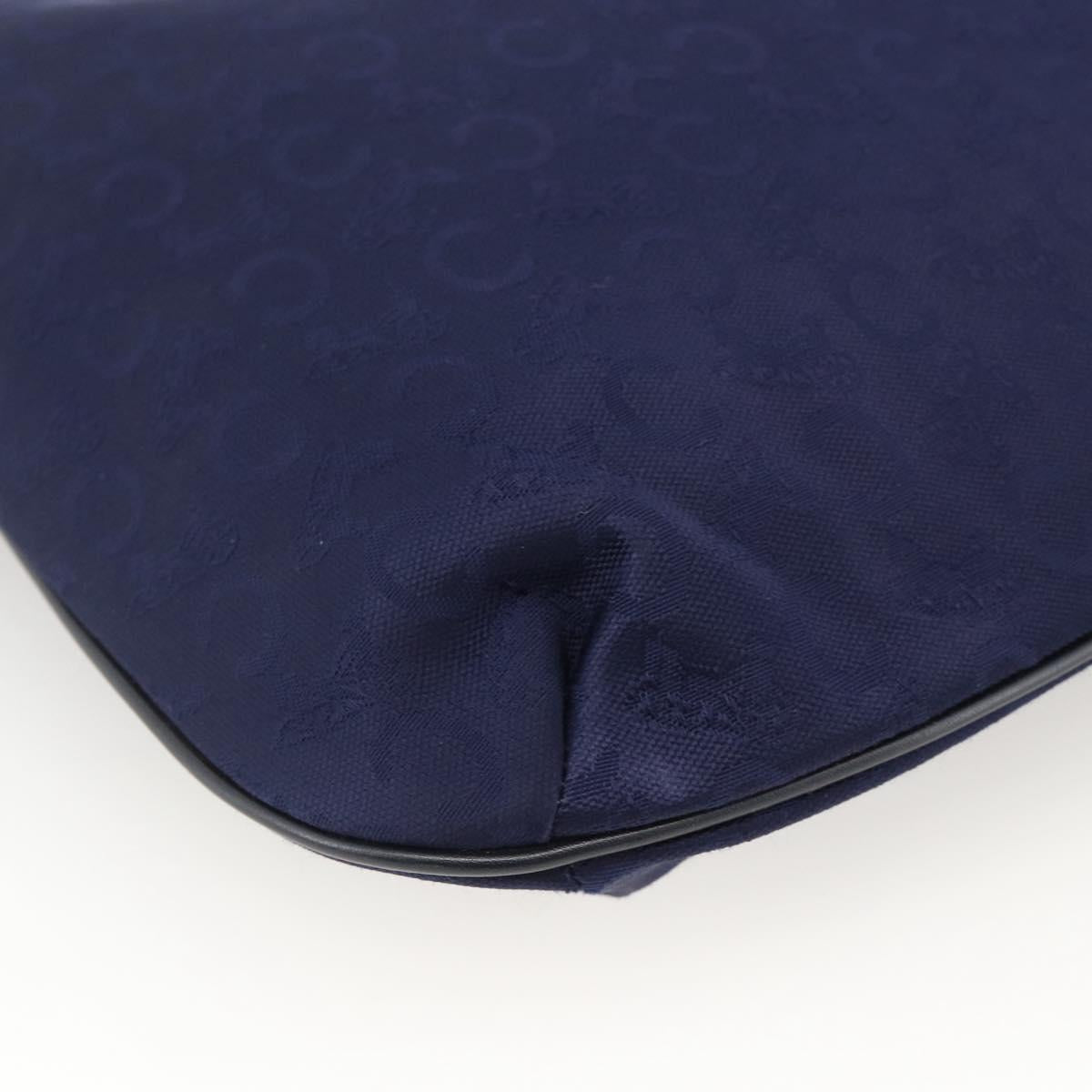 CELINE C Sulky Hand Bag Canvas Navy Auth BA11982A